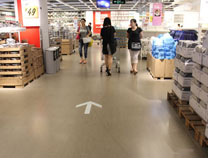 IKEA商場PVC膠地板案例