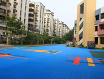 洛浦街中心幼兒園（廣州）PVC膠地板案例