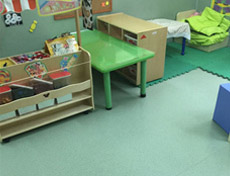 幼兒園室內塑膠地板工程案例